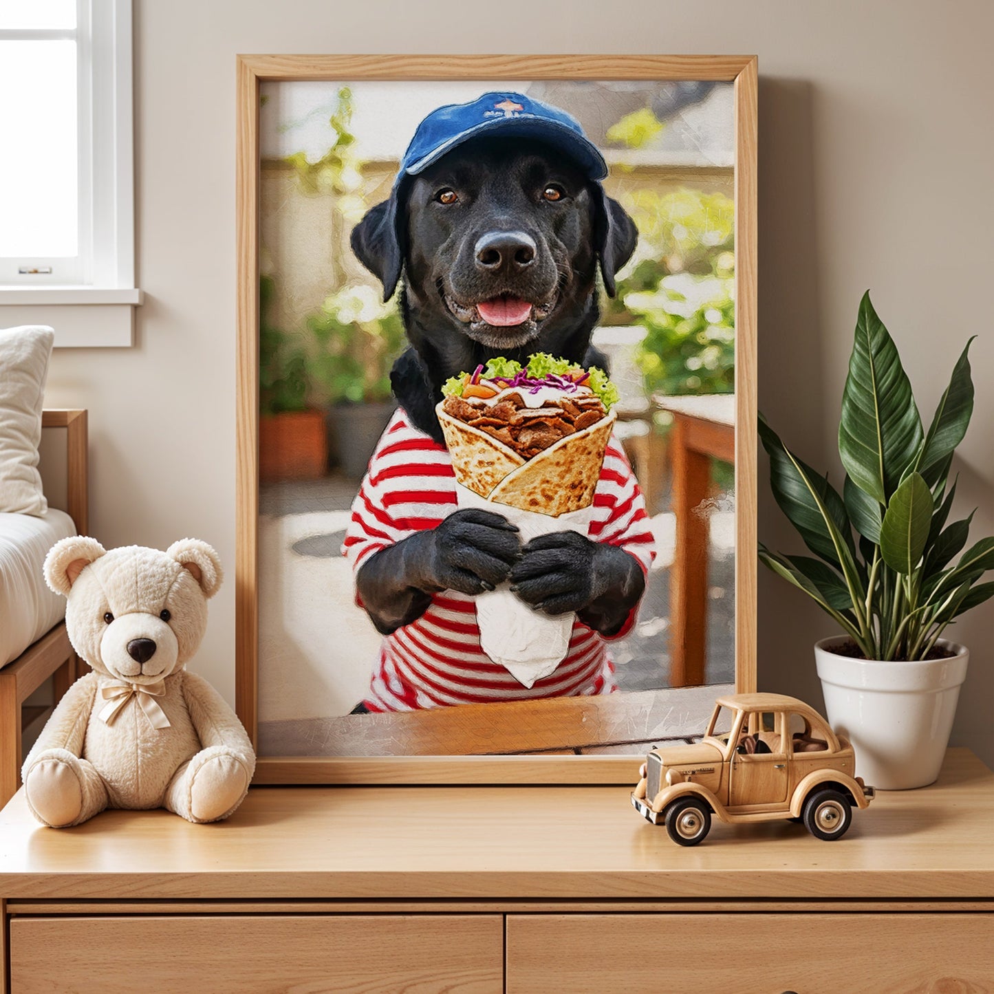 Персонализиран портрет гурме дюнер. Код:31 - Artpawstudio