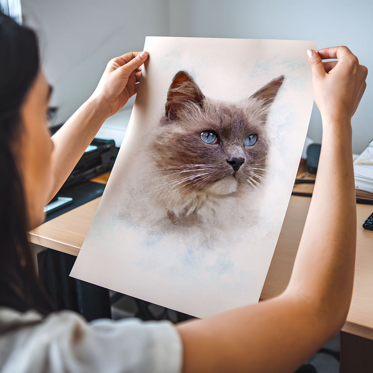 Персонализиран портрет класически. Код: 21 - Artpawstudio