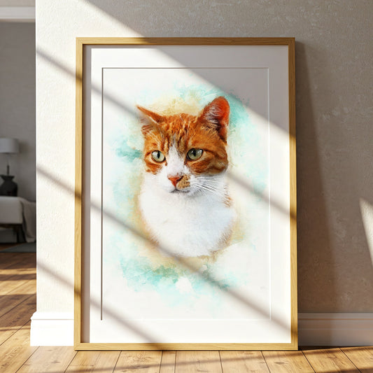 Персонализиран портрет класически. Код: 22 - Artpawstudio