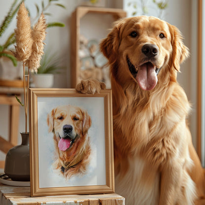 Персонализиран портрет класически. Код: 22 - Artpawstudio