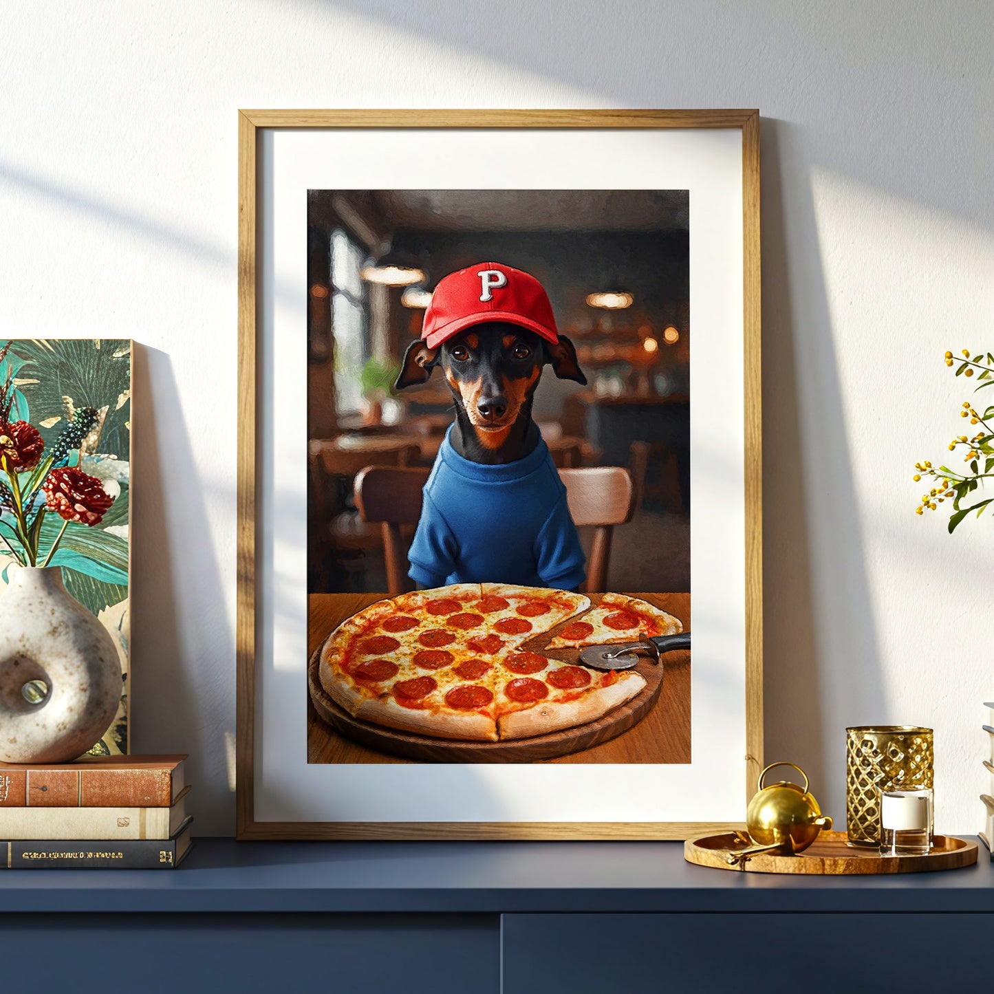 Персонализиран портрет пица парти. Код:30 - Artpawstudio