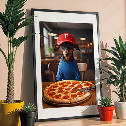Персонализиран портрет пица парти. Код:30 - Artpawstudio