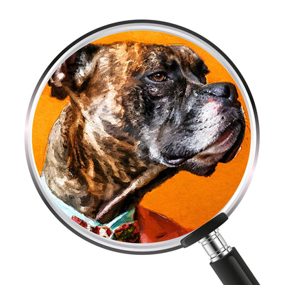 Персонализиран портрет с розов костюм. Код: 09 - Artpawstudio