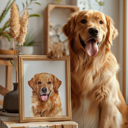 Персонализиран портрет стандартен. Код: 18 - Artpawstudio