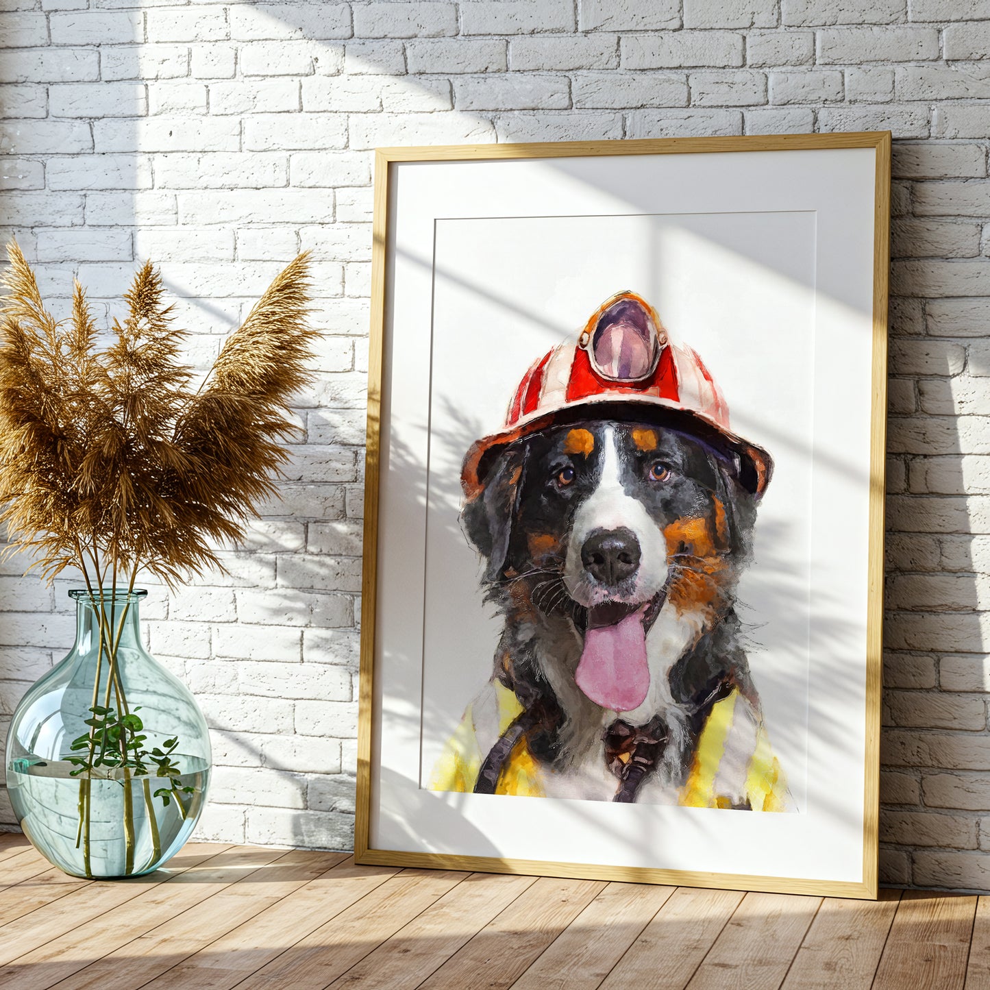 Персонализиран портрет пожарникар 2. Код:28